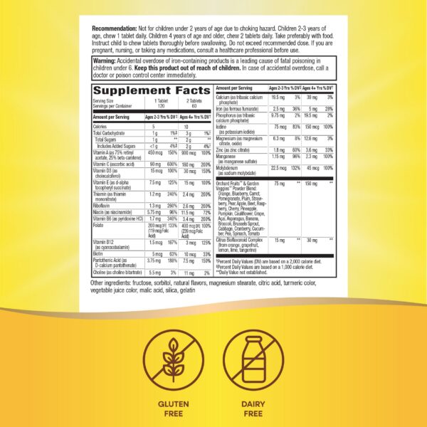 Multivitaminas naturales para niños Nature’s Way Alive!