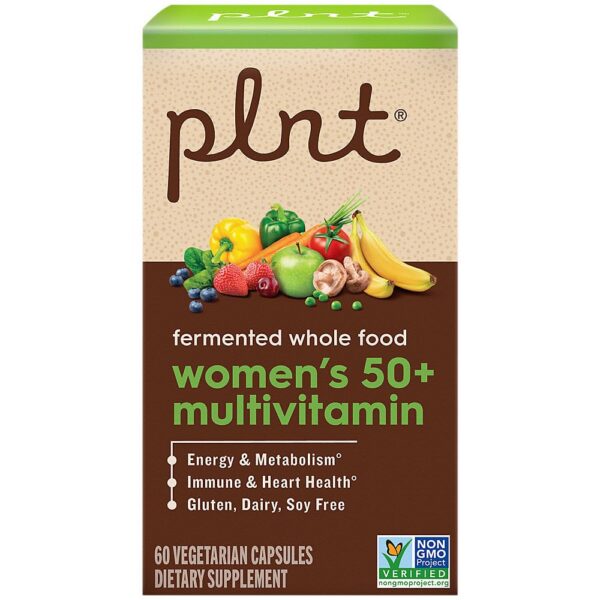 Multivitaminas plnt cápsulas vegetarianas 50+