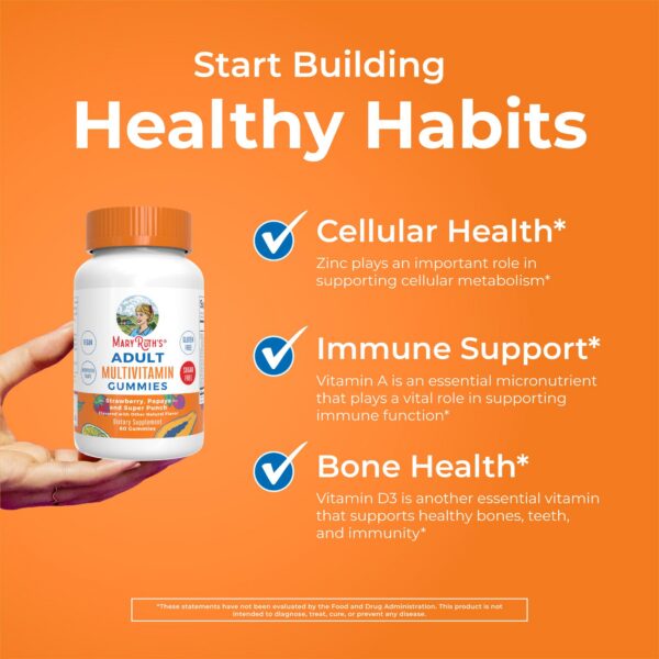 Multivitaminas veganas sin gluten MaryRuth Organics 60 unidades