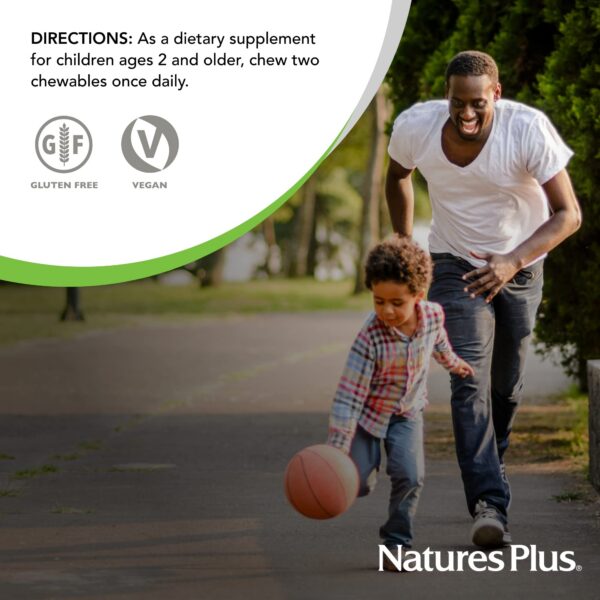 Multivitamínico Animal Parade con alimentos naturales para niños