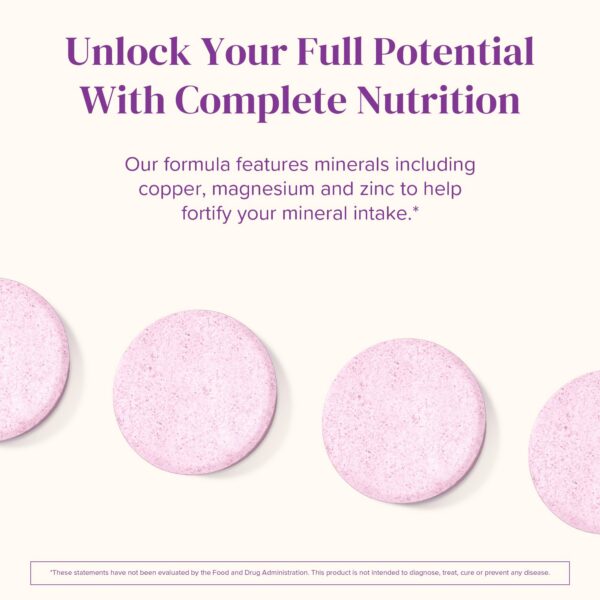 Multivitamínico BariMelts sin gluten sin lácteos sin OGM para mujeres