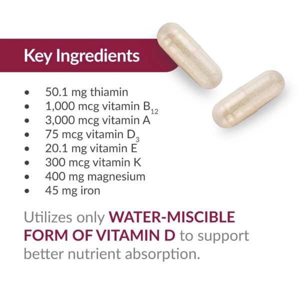 Multivitamínico Bariatric Advantage con completo complejo de vitaminas B