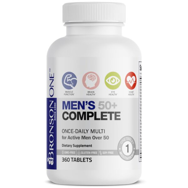 Multivitamínico Bronson con licopeno para hombres mayores