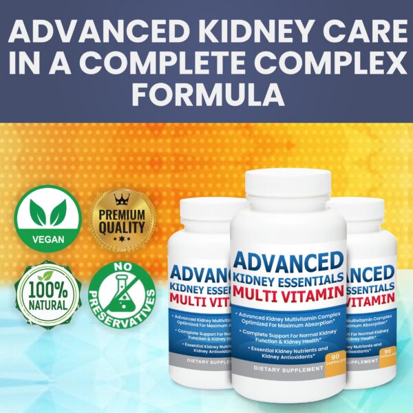 Multivitamínico para desintoxicación renal y apoyo