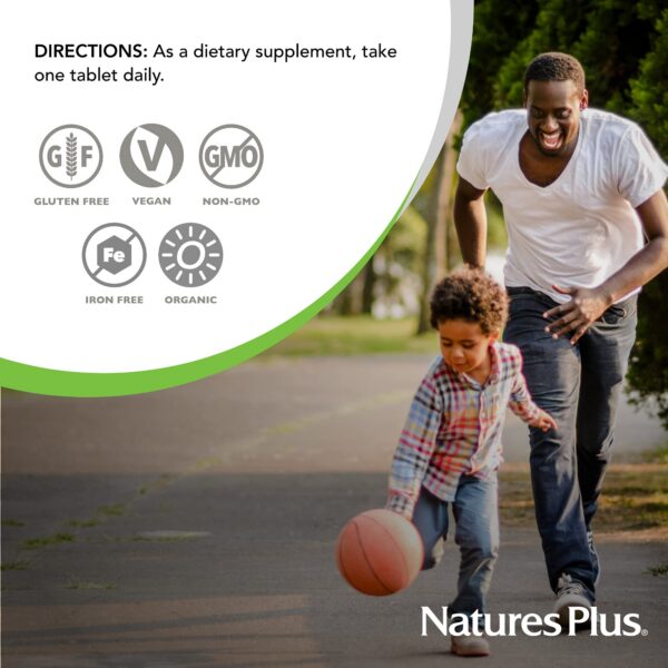 Multivitamínico hombres mezcla botánica saludable NaturesPlus