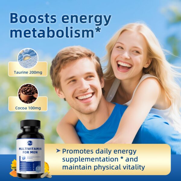 Multivitamínico para hombres con prebióticos y probióticos