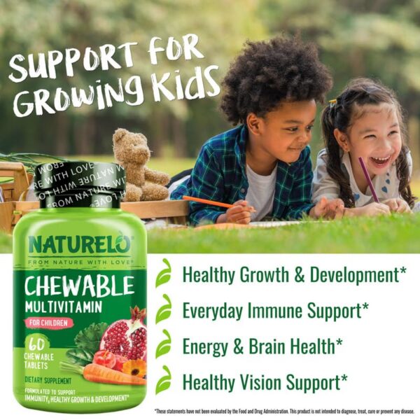 Multivitaminico infantil NATURELO con mezcla de frutas y vegetales