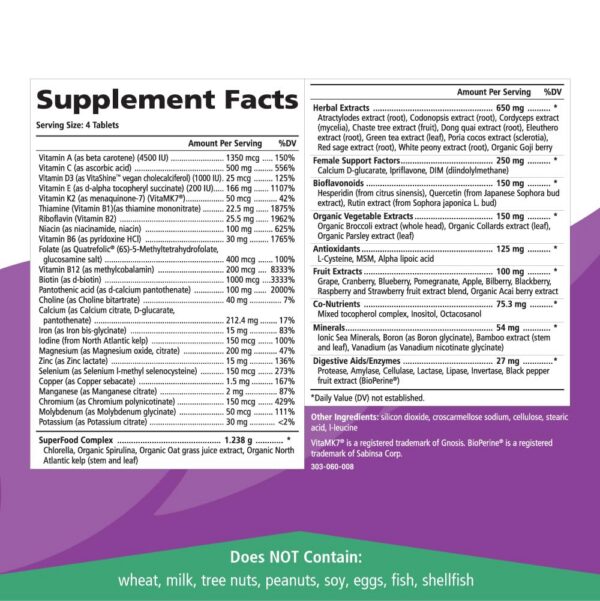 Multivitamínico LifeEssence certificado autenticidad Pure Essence Labs