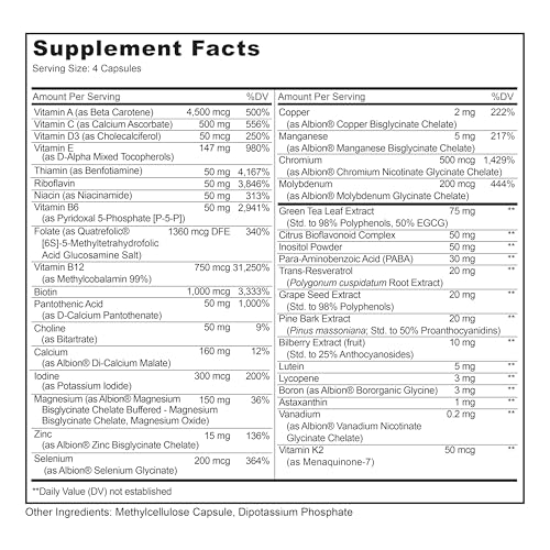 Version 1.0.0 Multivitamínico LIVELY VITAMIN CO suplemento botella