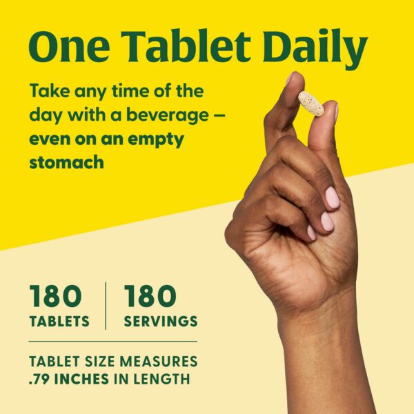 Version 1.0.0 Multivitamínico MegaFood One Daily en uso