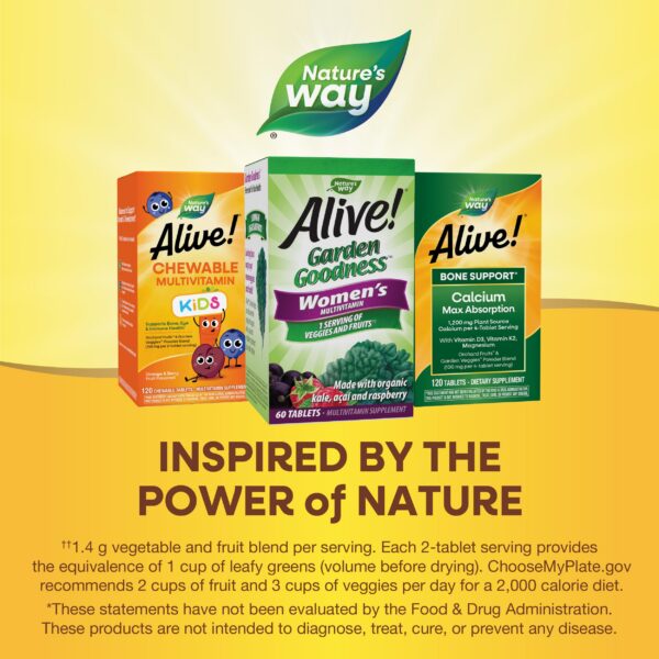 Multivitaminico para mujeres Nature's Way Alive Garden Goodness