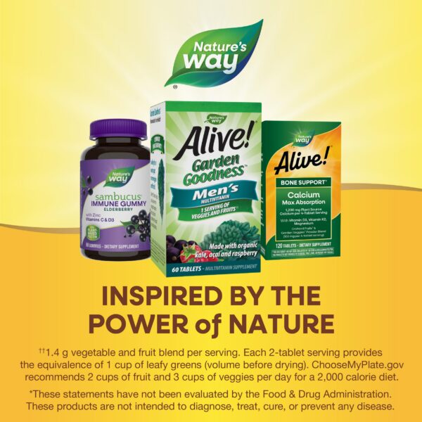 Multivitaminico Nature's Way Alive Garden Goodness para hombres