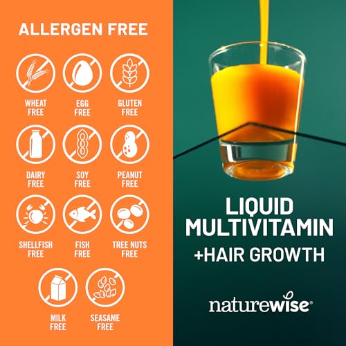 Multivitaminico NatureWise suplemento sin gluten y sin azucar