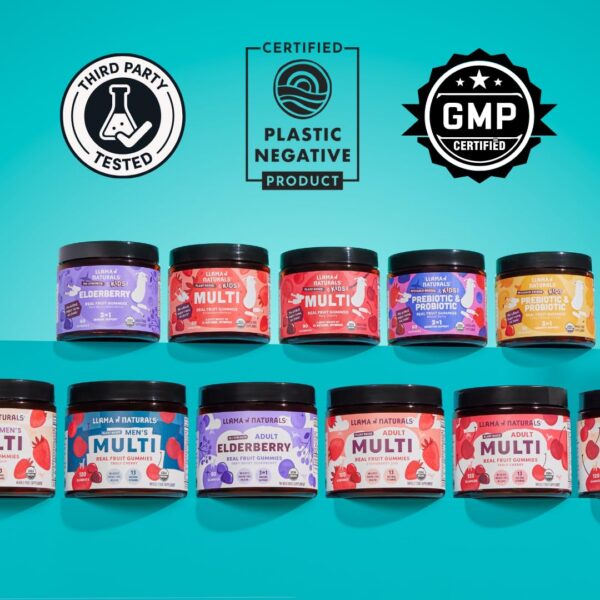 Gomitas para estómago y sistema inmune Llama Naturals 2 botellas