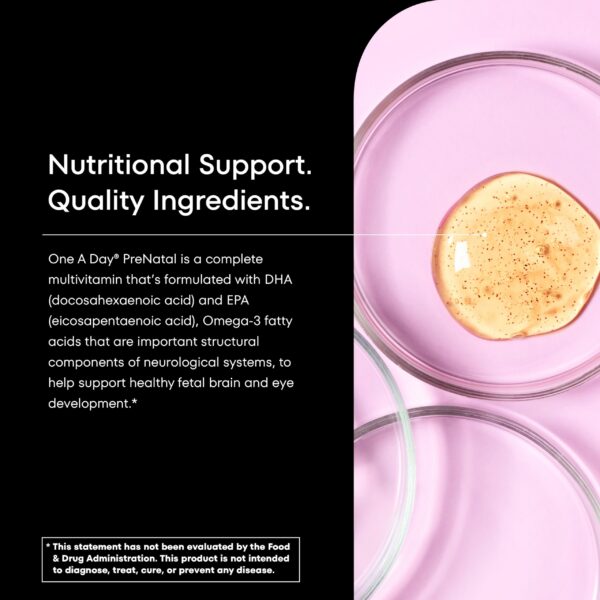 Multivitamínico prenatal recomendado ginecólogos ONE A DAY