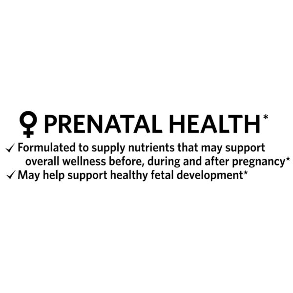 Multivitamínico prenatal sin gluten Spring Valley para mujeres