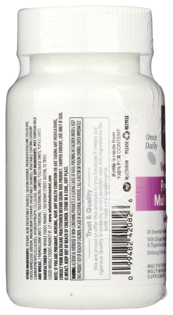 Multivitamínico prenatal sin ingredientes artificiales 365