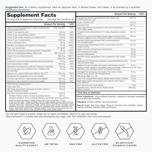Version 1.0.0 Multivitamínico sin OMG ni artificiales