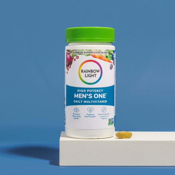 Version 1.0.0 Multivitamínico Rainbow Light soporte para salud masculina