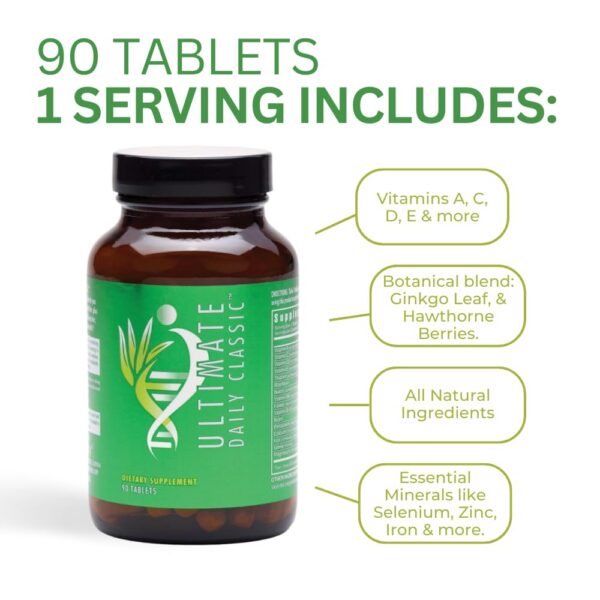 Multivitamínico Youngevity Ultimate Daily Classic en mano