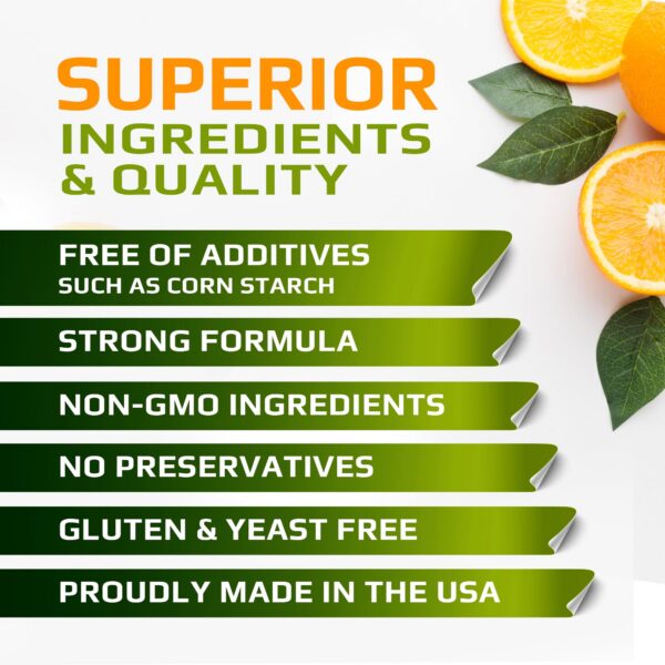 Suplemento MUSCLE FOOD LABS 240 cápsulas Vitamina C Zinc