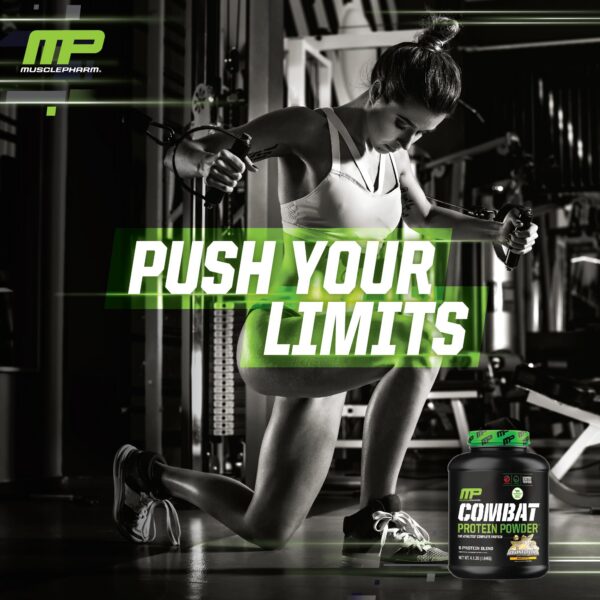 MusclePharm Combat Proteína Banana Cream cucharas