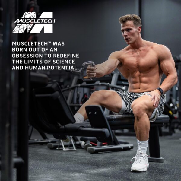 Version 1.0.0 Botella de proteína MuscleTech cerrada