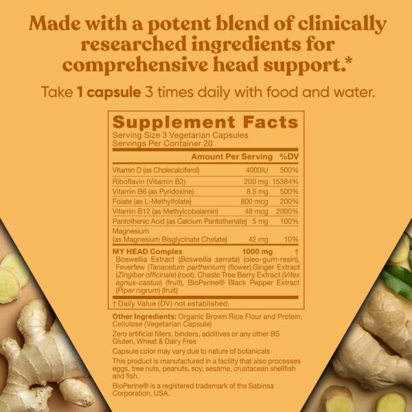 My Head vitaminas con magnesio y tanaceto