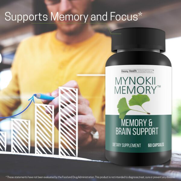 Mynokii Memory ingredientes naturales para soporte cerebral