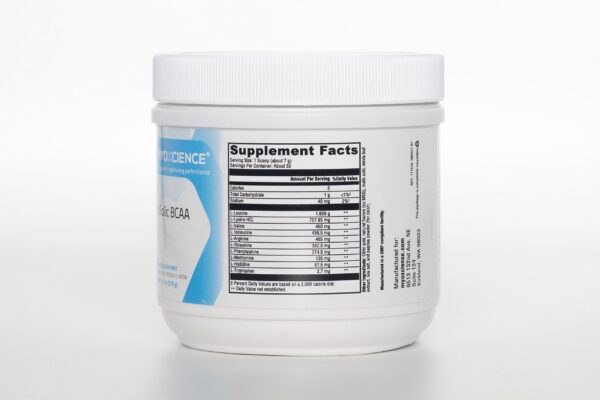 MYOXCIENCE BCAA empaque del producto