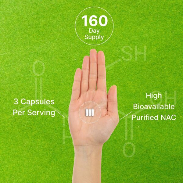 Panel de ingredientes NAC y glutatión