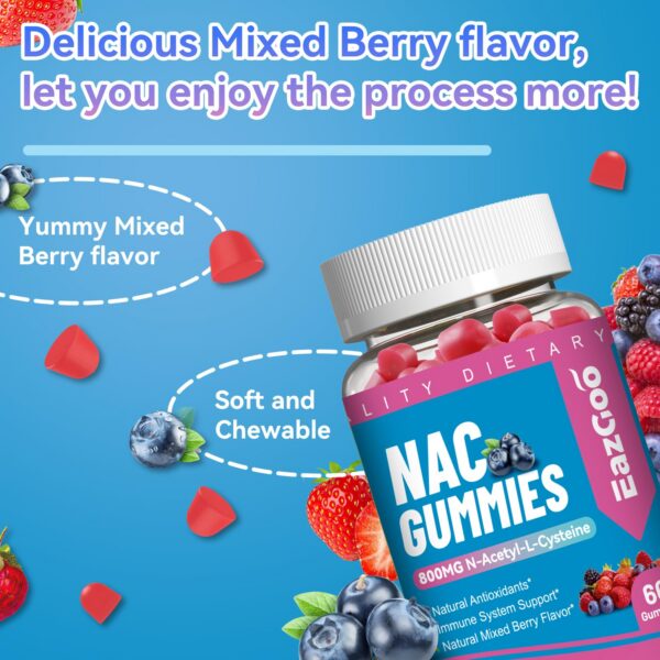 Frente de caja NAC Gummies