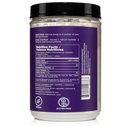 Envase de L-Glutamina Naked