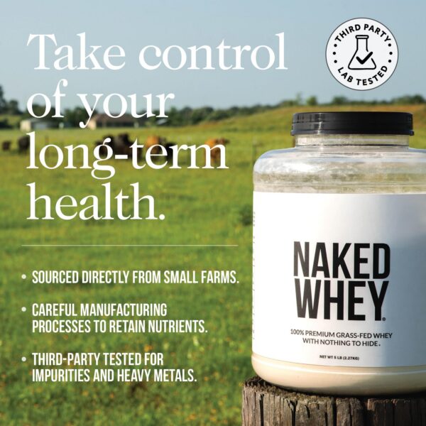 Naked WHEY tapón y etiqueta