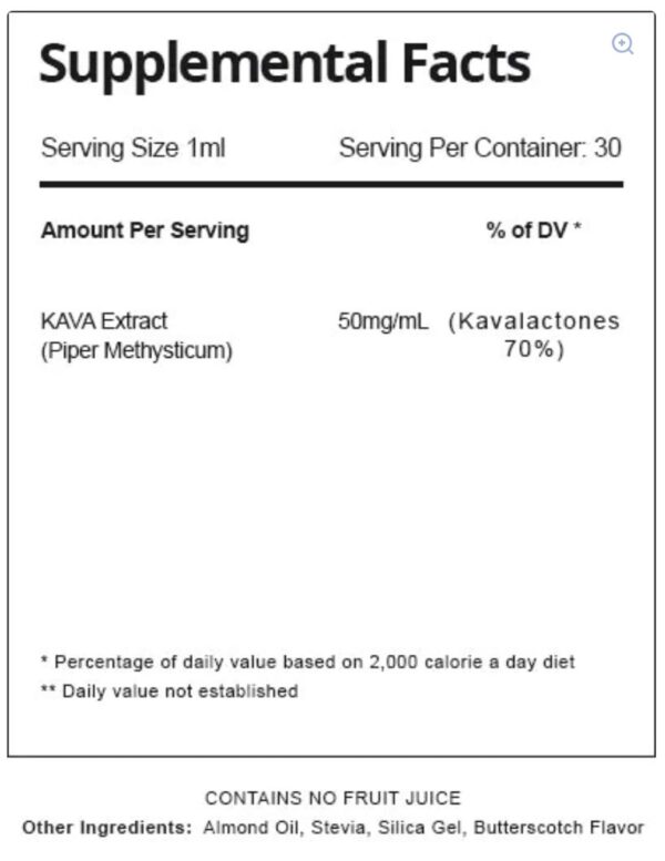 Nano Kava Kava tintura de raíz noble natural