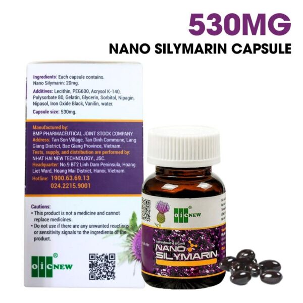 suplemento saludable nano silimarina para regeneración hepática