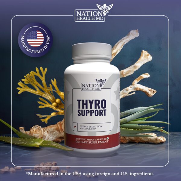 Envase de Thyro Support 120 cápsulas