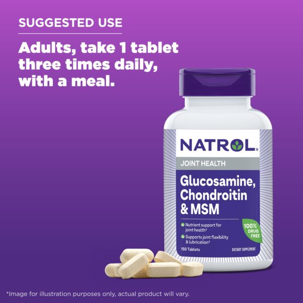 Cápsulas de glucosamina condroitina msm Natrol