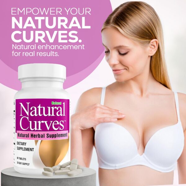 Frasco de suplemento herbal de Natural Curves