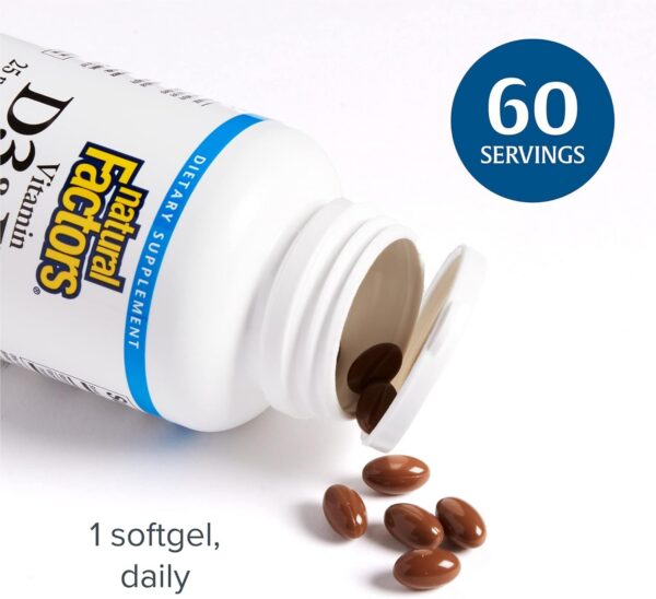 Version 1.0.0 Natural Factors suplemento vitamina d3 k2 beneficios salud