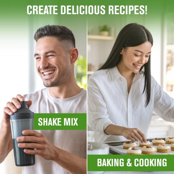 Cucharada de polvo listo para batido