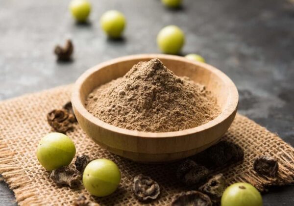 Nature Blaze polvo amla orgánico etiqueta ingredientes