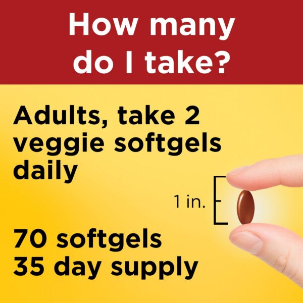 Frasco y cápsulas de Algae Omega-3 540 mg