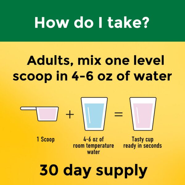 Instrucciones de mezcla en agua