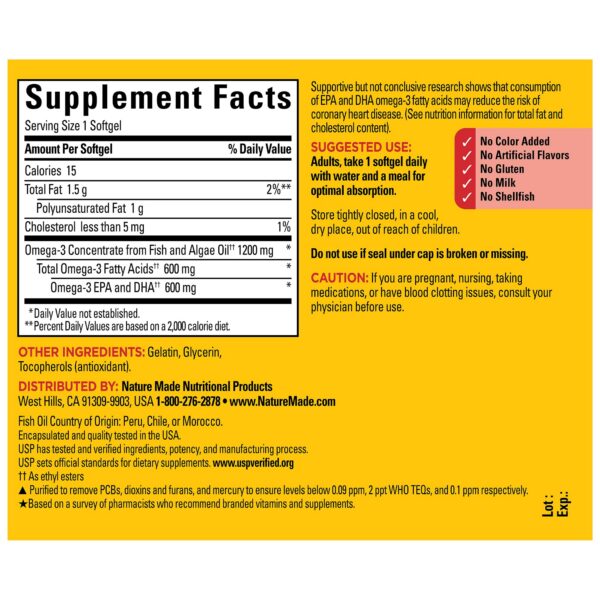 Version 1.0.0 Box packaging with Omega-3 information