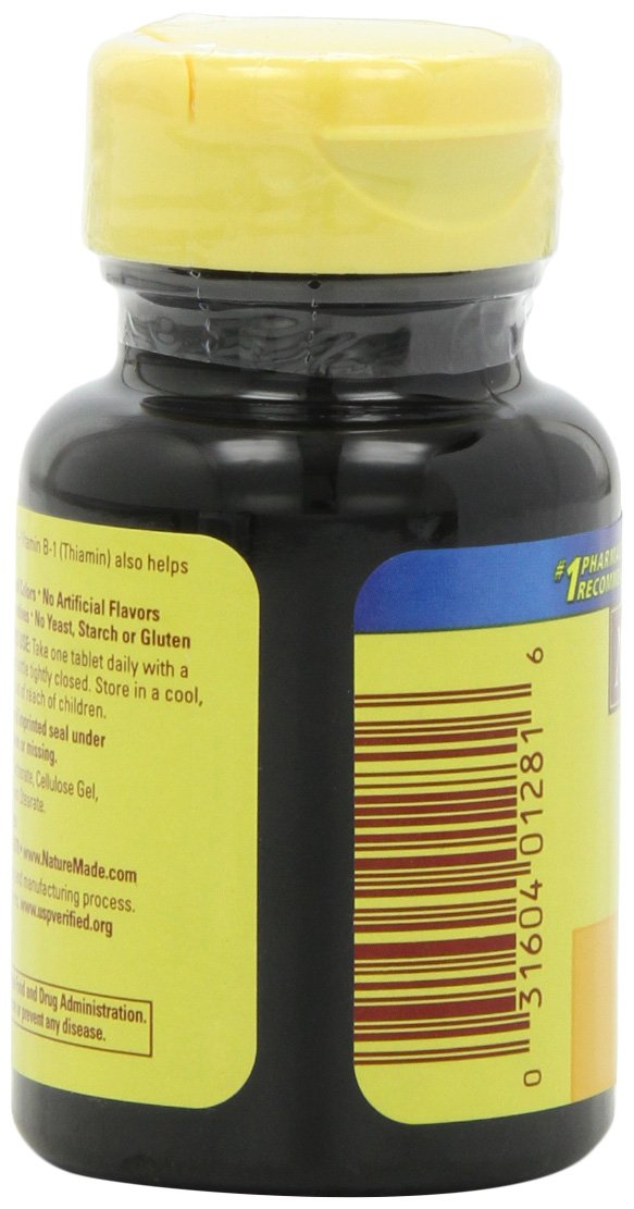 Ingredientes de Nature Made Vitamina B-1