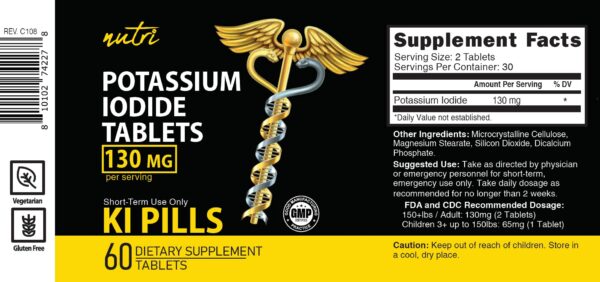 Frasco de 60 tabletas Ki Pills