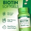 Cápsulas blandas de biotina de alta potencia
