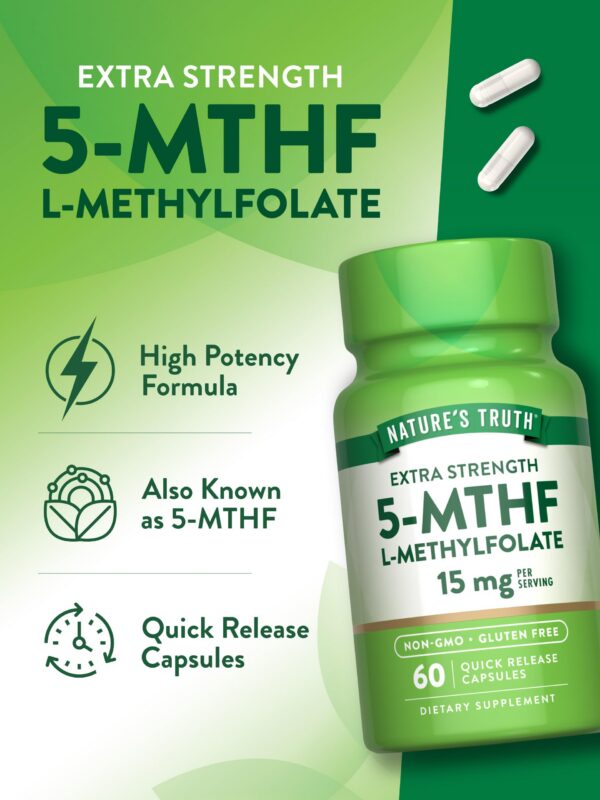 Etiqueta frontal del producto L-Methylfolate