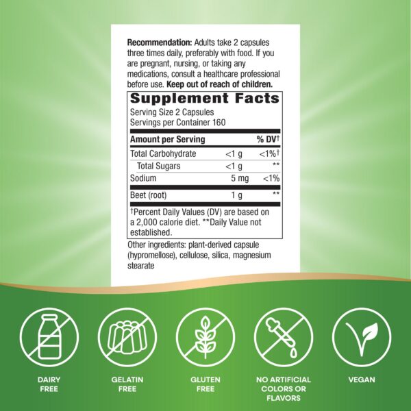 Detalle de envase Beet Root